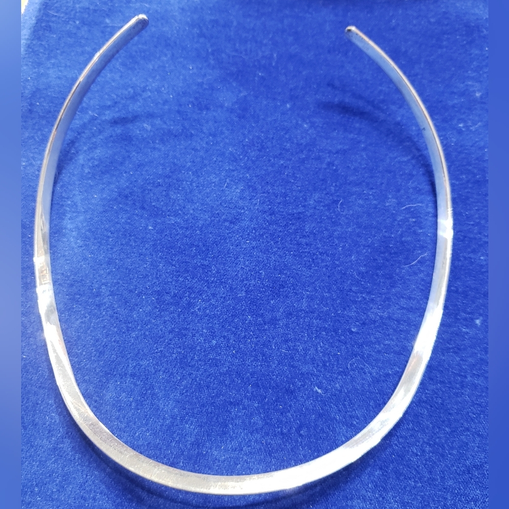 Sterling Silver Choker Necklace